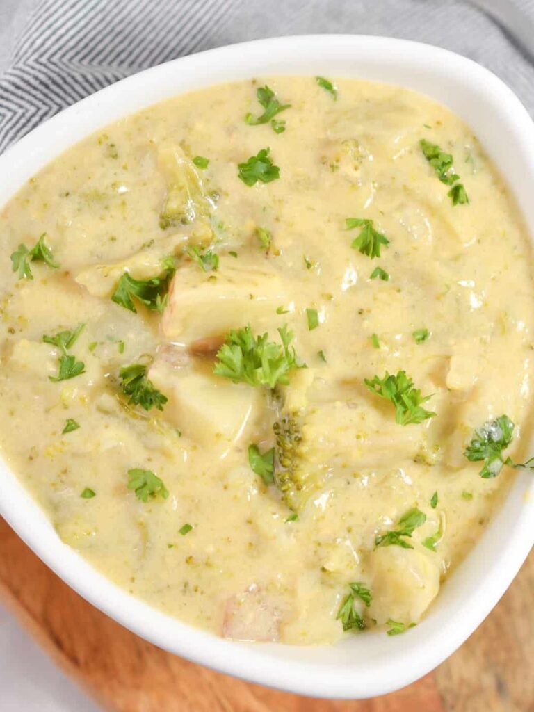 Crockpot Potato Broccoli Cheddar Soup – Recipe Ketchup